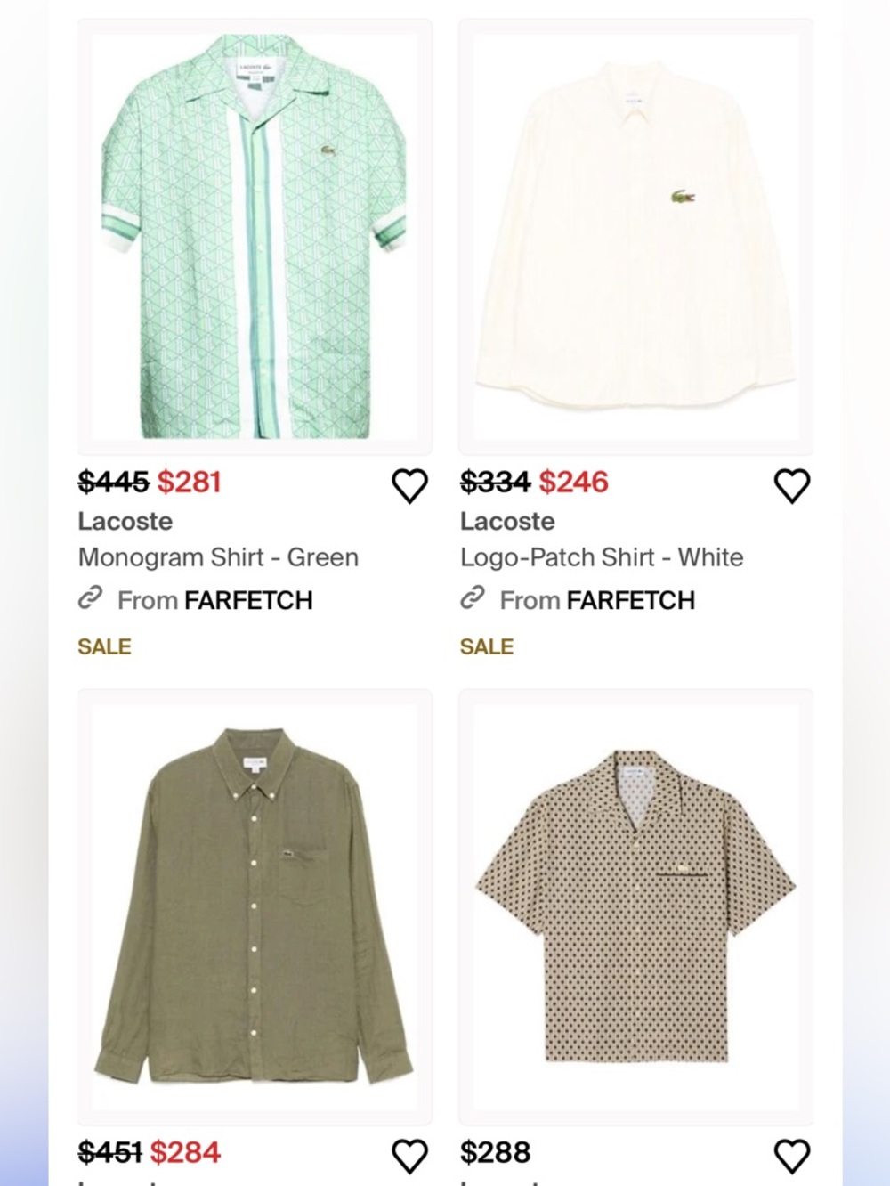 Lacoste Women's Green and Tan shirt - Elevated casual Wear - Size M - Picture 7 of 9